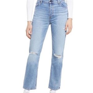 ASKK NY High Waist Straight Jeans size 28 NWT